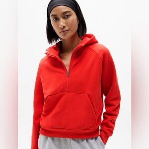 Athleta Easy Fleece 1/2 Zip Hoodie